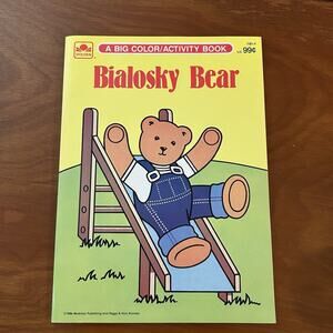 Goldens A Big Color Activity Book Bialosky Bear 1986